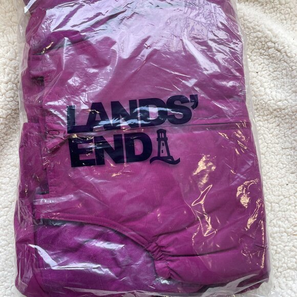 Lands' End Kids Squall Waterproof Iron Knee Bib Snow Bibs, NWT - Picture 7 of 9